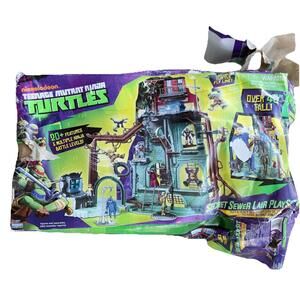 NEW Nickelodeon Teenage Mutant Ninja Turtles 2012 Secret Sewer Lair Playset NIB